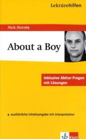 Lekt�rehilfen Nick Hornby 'About a Boy'