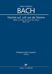 Kantate Nr.140 Es-Dur, Klavierauszug