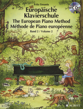 Europ�ische Klavierschule, Deutsch-Englisch-Franz�sisch, m. Audio-CD, The European Piano Method, M�thode de Piano europ�enne, Bd.2