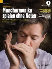 Mundharmonika spielen ohne Noten, m. Audio-CD