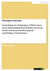 Vorstellung der Zielgruppe LOHAS sowie deren Ko...