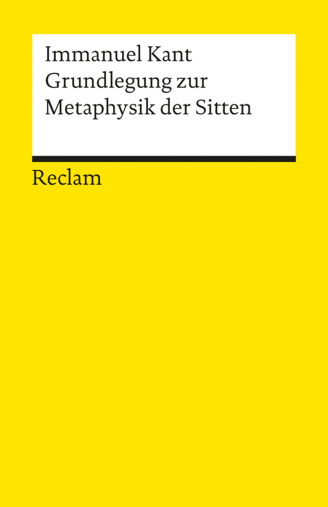 Grundlegung zur Metaphysik der Sitten main product photo