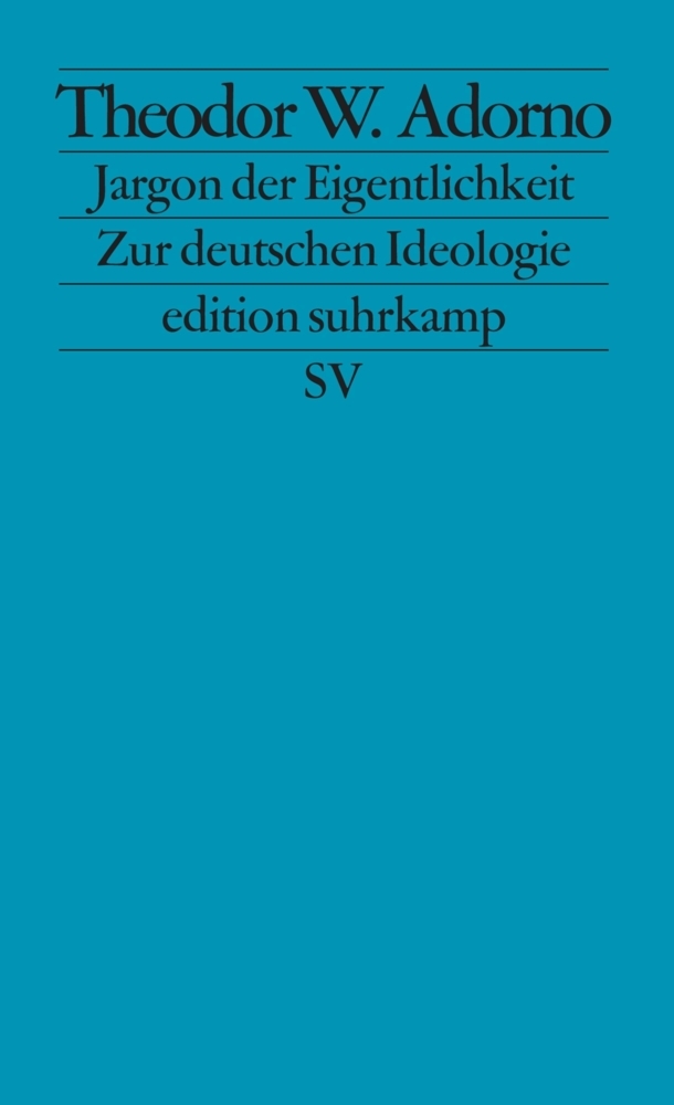 Jargon der Eigentlichkeit main product photo