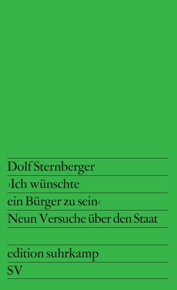 'Ich wünschte ein Bürger zu sein' main product photo
