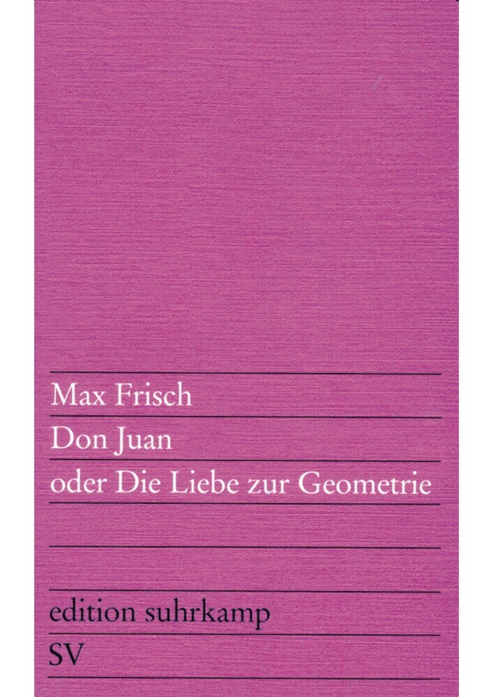 Don Juan oder Die Liebe zur Geometrie main product photo