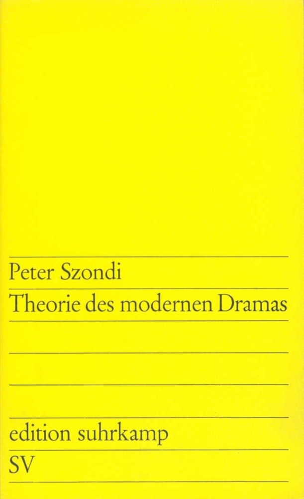 Theorie des modernen Dramas 1880-1950 main product photo