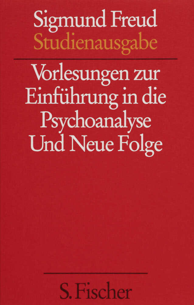 Vorlesungen zur Einführung in die Psychoanalyse und Neue Folge main product photo