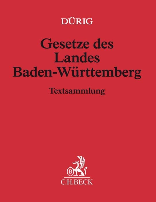 Dürig Gesetze des Landes Baden-Württemberg (Pflichtabnahme) main product photo