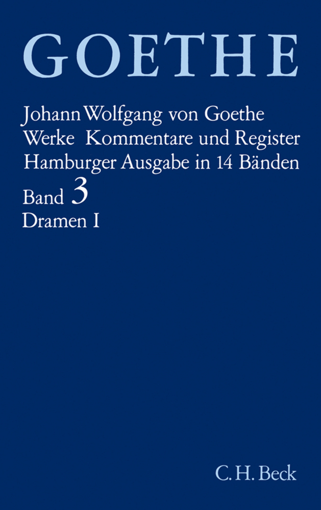 Goethes Werke Bd. 3: Dramatische Dichtungen I. Tl.1 main product photo
