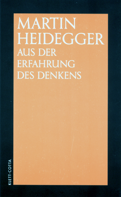 Aus der Erfahrung des Denkens main product photo