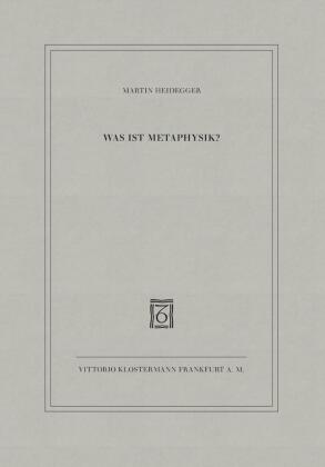 Was ist Metaphysik?