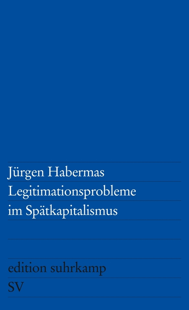 Legitimationsprobleme im Spätkapitalismus main product photo