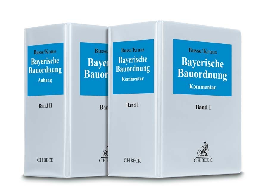 Bayerische Bauordnung (BayBO), Kommentar, 2 Ordner (Pflichtabnahme) main product photo