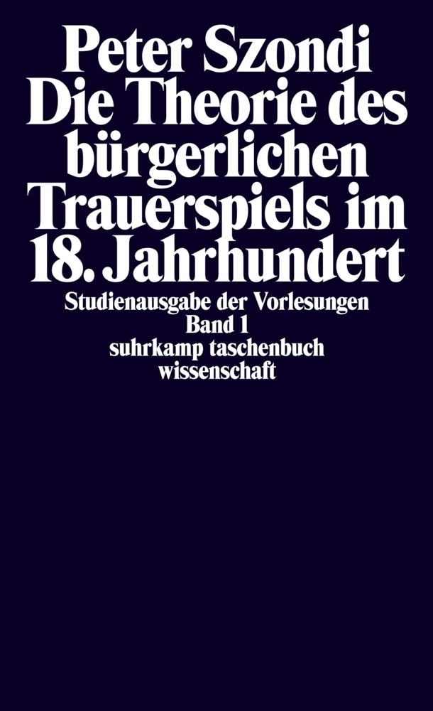 Die Theorie des bürgerlichen Trauerspiels im 18. Jahrhundert main product photo