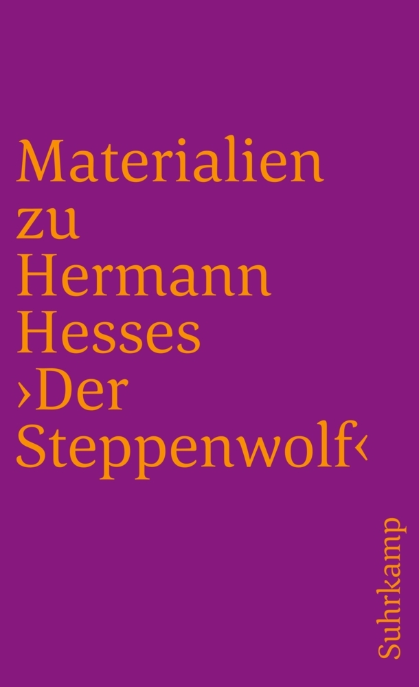 Materialien zu Hermann Hesses »Der Steppenwolf« main product photo
