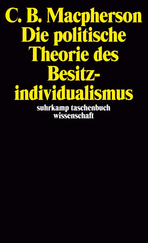 Die politische Theorie des Besitzindividualismus main product photo