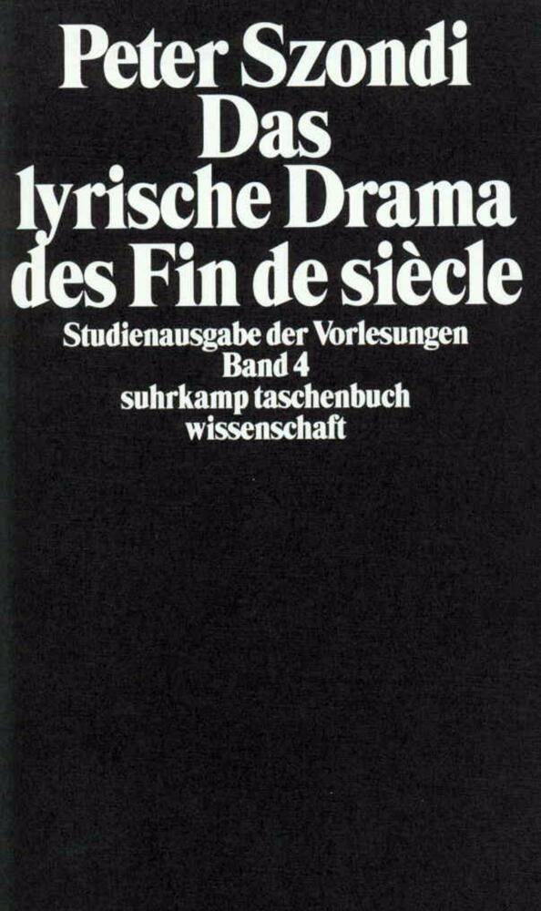 Das lyrische Drama des Fin de siecle main product photo