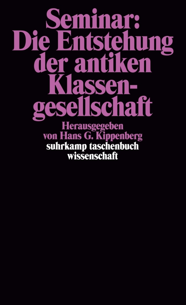 Seminar: Die Entstehung der antiken Klassengesellschaft main product photo