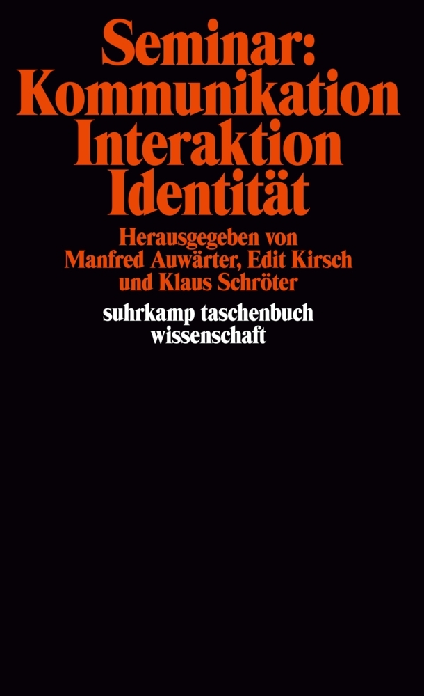 Seminar Kommunikation, Interaktion, Identität main product photo