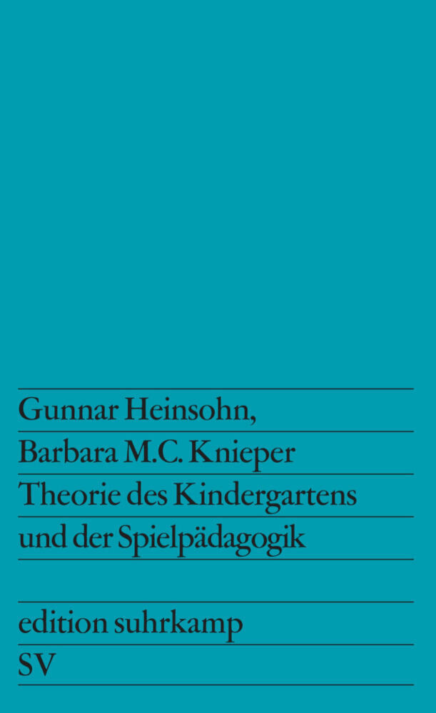 Theorie des Kindergartens und der Spielpädagogik main product photo
