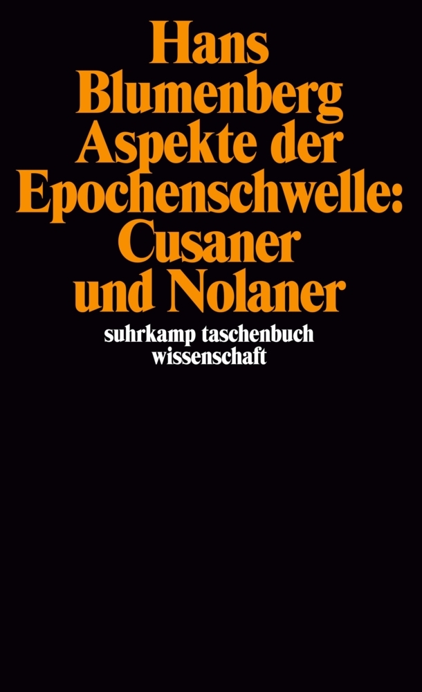 Aspekte der Epochenschwelle: Cusaner und Nolaner main product photo