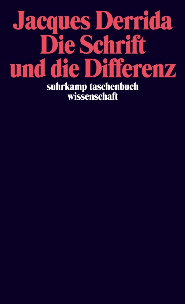 Die Schrift und die Differenz main product photo