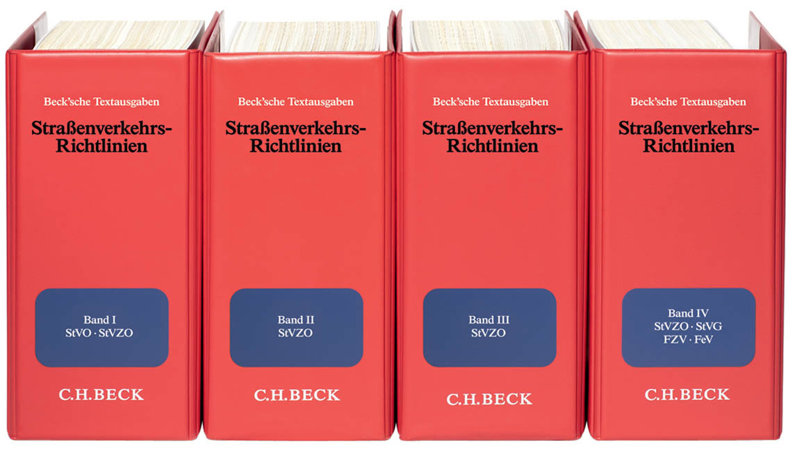 Straßenverkehrs-Richtlinien (StVRL), 4 Ordner zur Fortsetzung main product photo