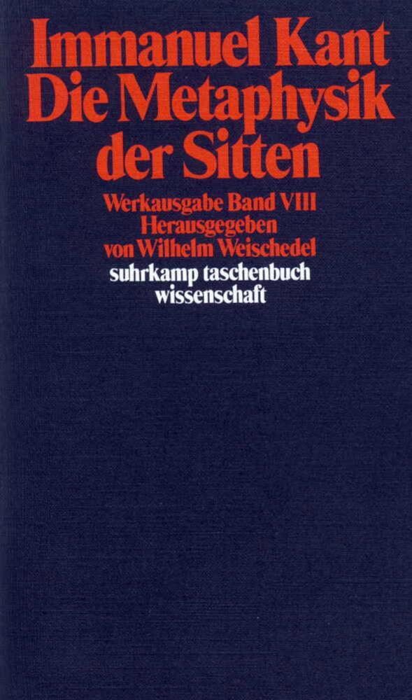 Die Metaphysik der Sitten main product photo