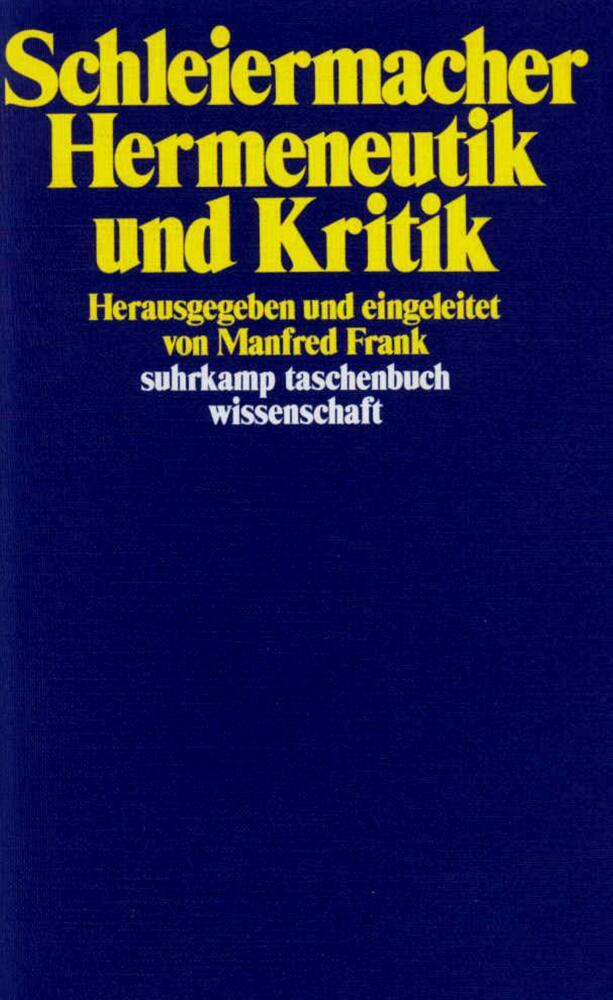 Hermeneutik und Kritik main product photo