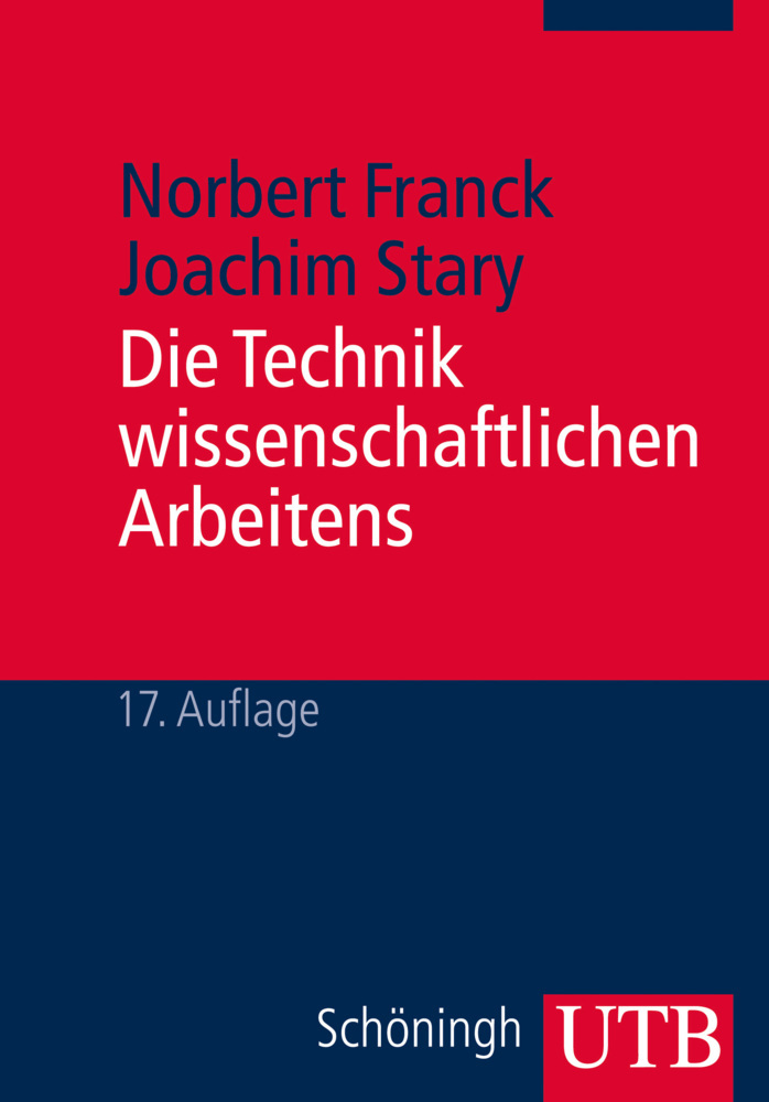 Die Technik wissenschaftlichen Arbeitens main product photo