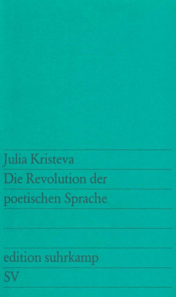Die Revolution der poetischen Sprache main product photo