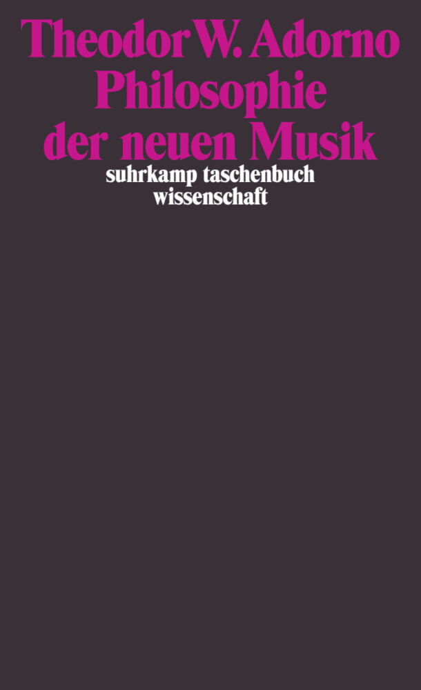Philosophie der neuen Musik main product photo