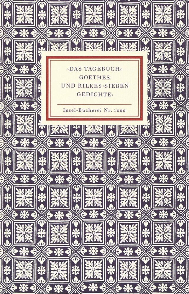'Das Tagebuch' Goethes und Rilkes 'Sieben Gedichte' main product photo