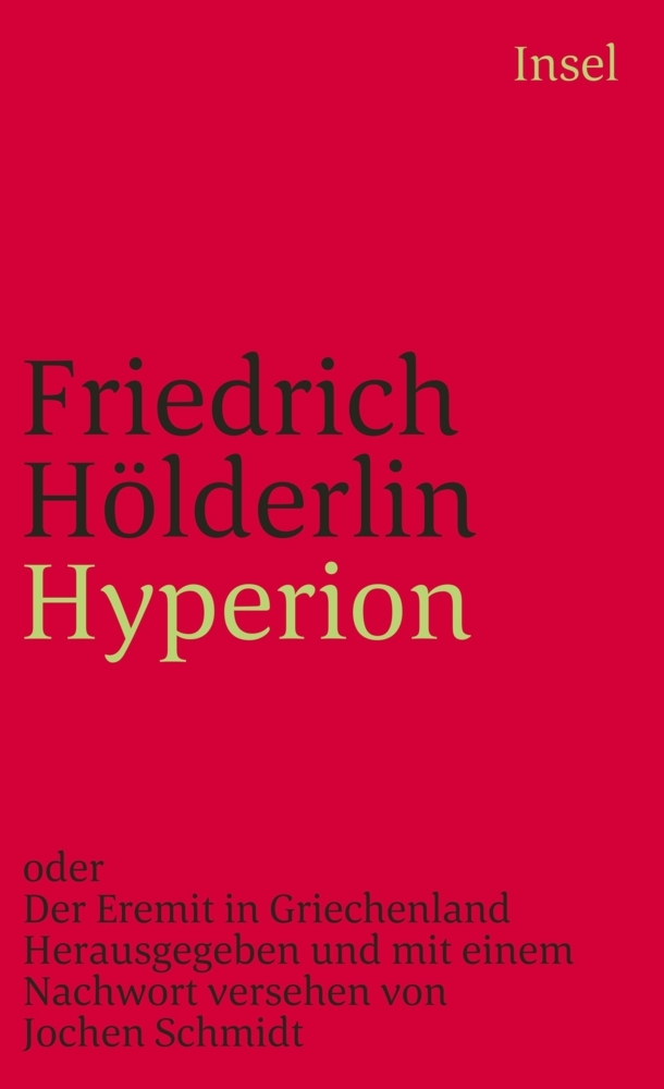 Hyperion oder Der Eremit in Griechenland main product photo