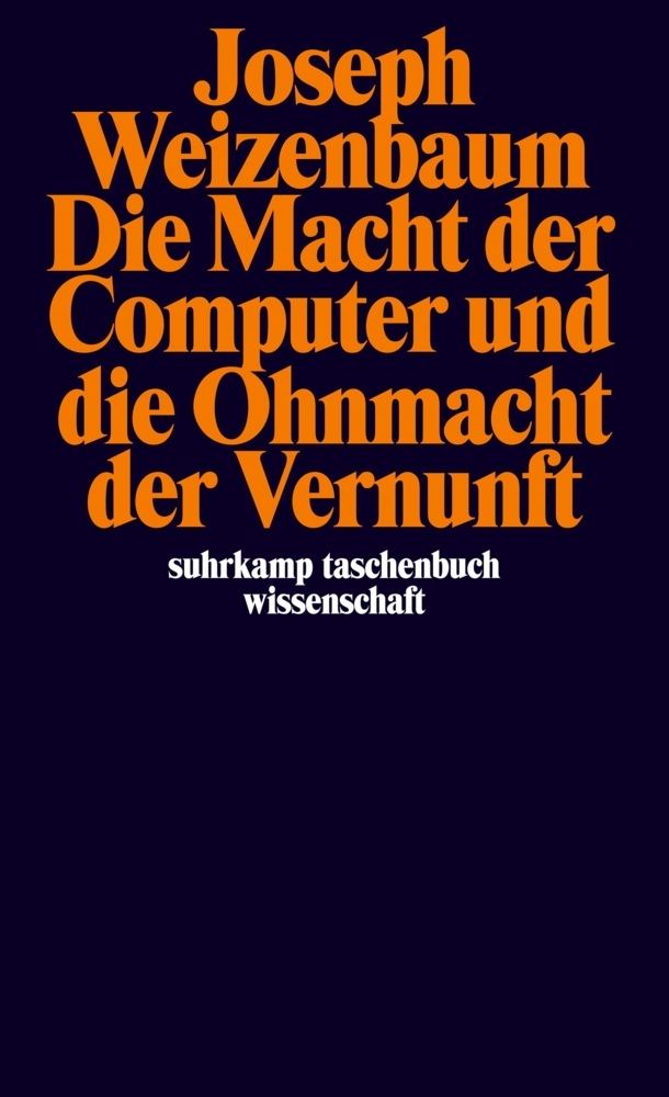 Die Macht der Computer und die Ohnmacht der Vernunft main product photo