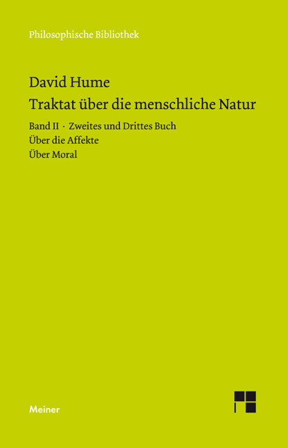 Ein Traktat über die menschliche Natur. Teilband 2. Tl.2/2-3 main product photo