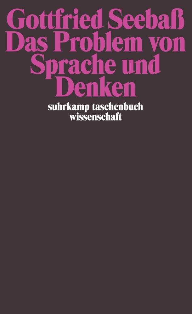 Das Problem von Sprache und Denken main product photo