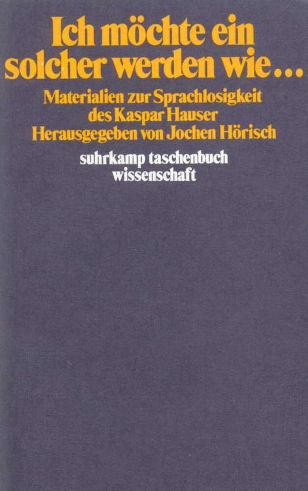 Ich möchte ein solcher werden wie... main product photo