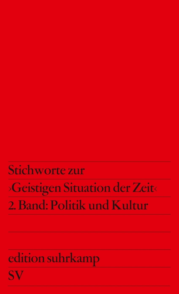 Stichworte zur »Geistigen Situation der Zeit«, 2 Teile main product photo