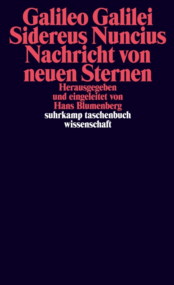 Sidereus Nuncius (Nachricht von neuen Sternen) main product photo