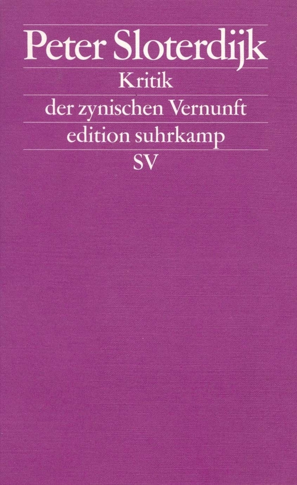 Kritik der zynischen Vernunft main product photo