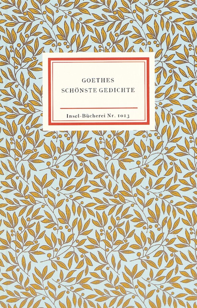 Goethes schönste Gedichte main product photo