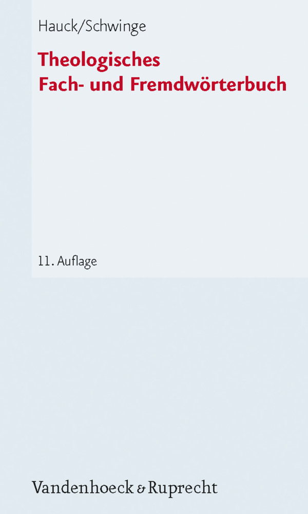 Theologisches Fach- und Fremdwörterbuch main product photo