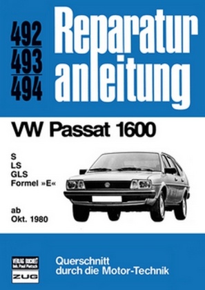 VW Passat 1600   ab Oktober 1980
