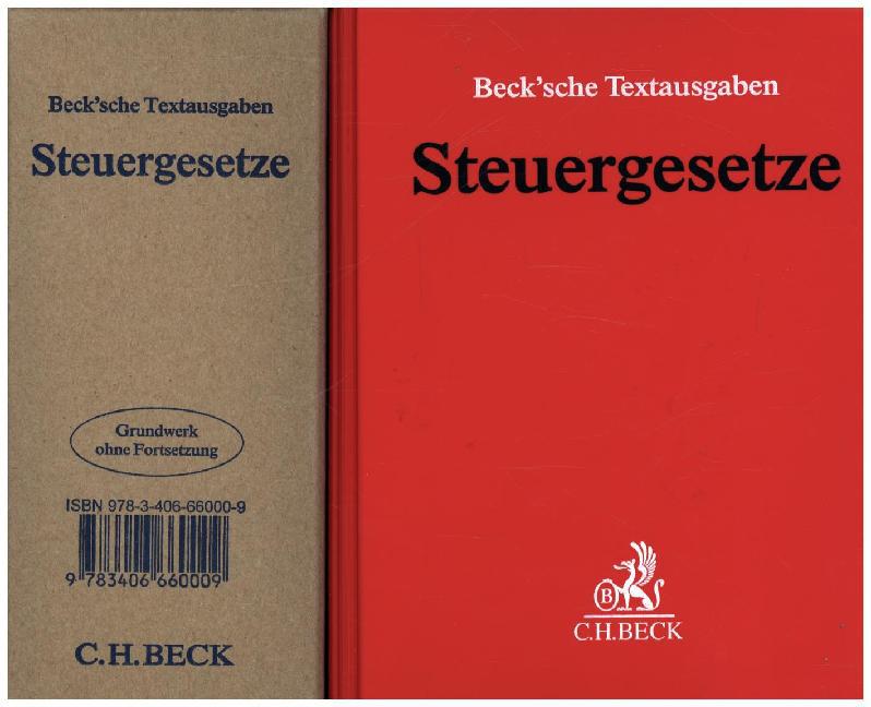 Steuergesetze (SteuerG), 1 Ordner, Grundwerk ohne Fortsetzung main product photo