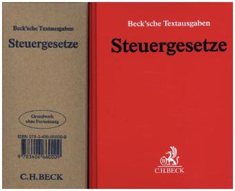 Steuergesetze (SteuerG), 1 Ordner, Grundwerk ohne Fortsetzung