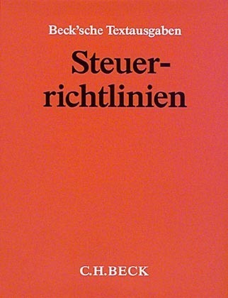 Steuerrichtlinien (SteuerRL), Grundwerk ohne Fortsetzung
