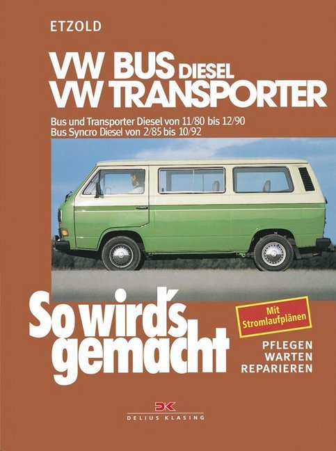 VW Bus und Transporter Diesel von 11/80 bis 12/90, Bus Syncro Diesel von 02/85 bis 10/92 main product photo