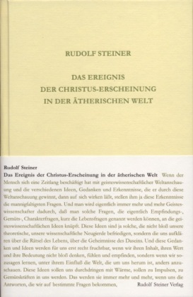 Das Ereignis der Christus-Erscheinung in der ätherischen Welt