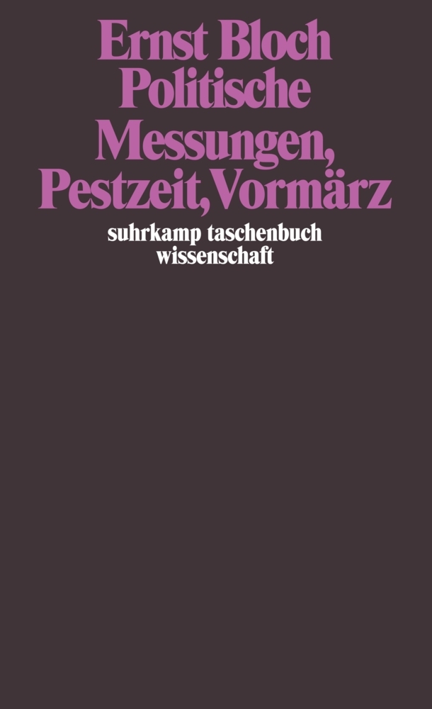 Politische Messungen, Pestzeit, Vormärz main product photo